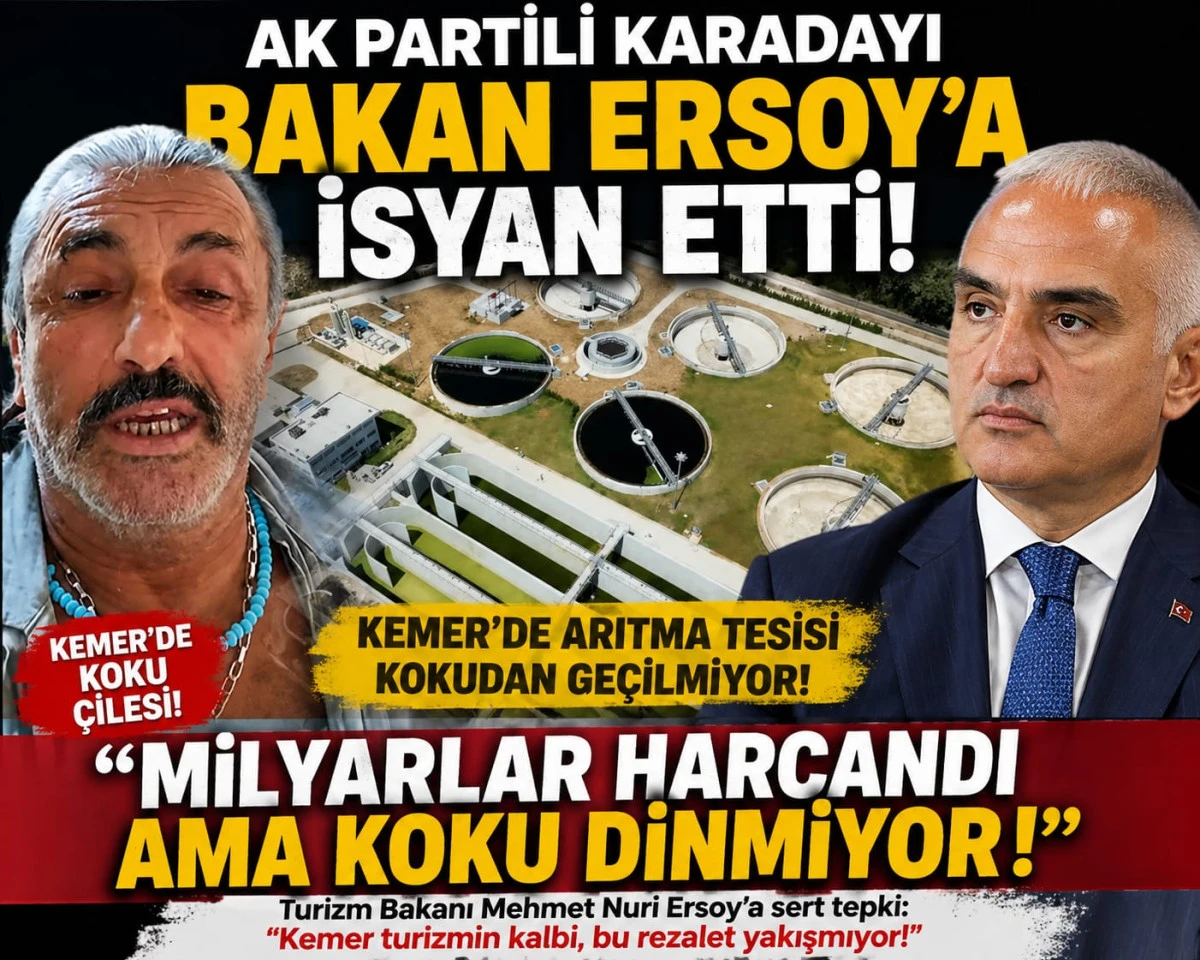AK Partili Karadayı'dan Arıtma Tesisi İsyanı!