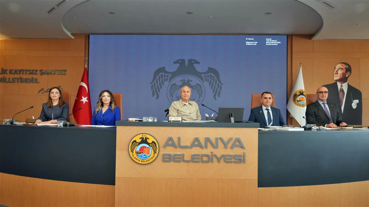 ALANYA BELEDİYESİ 2025 YILI FAALİYET RAPORU ONAYLANDI