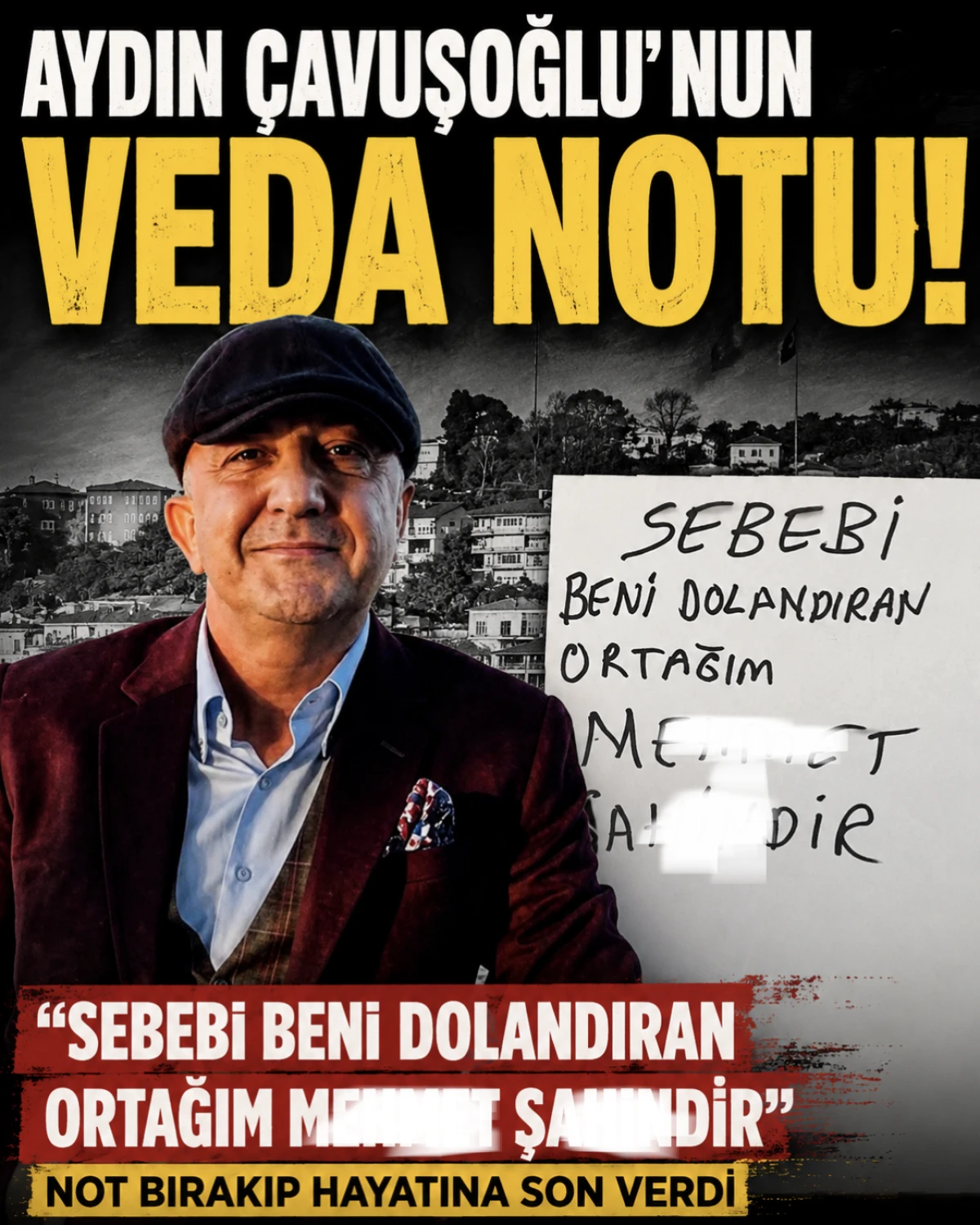 ALANYA&rsquo;DA AYDIN &Ccedil;AVUŞOĞLU&rsquo;NUN &Ouml;L&Uuml;M&Uuml;YLE İLGİLİ DİKKAT &Ccedil;EKEN İDDİA