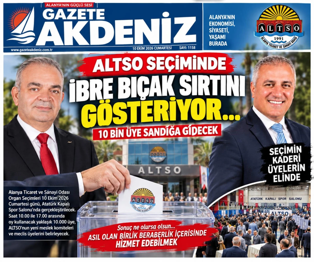 ALTSO SE&Ccedil;İMİNDE İBRE BI&Ccedil;AK SIRTINI G&Ouml;STERİYOR