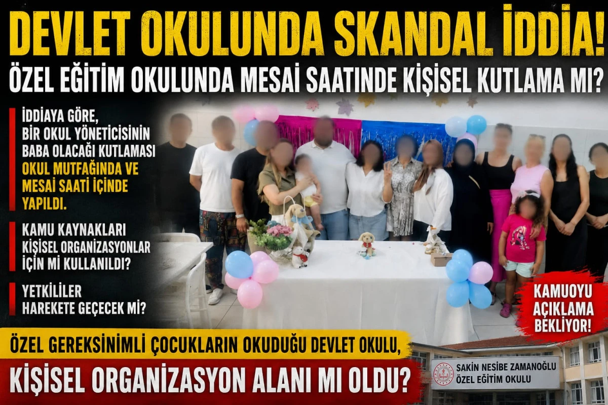 DEVLET OKULUNDA KUTLAMA İDDİASI...!