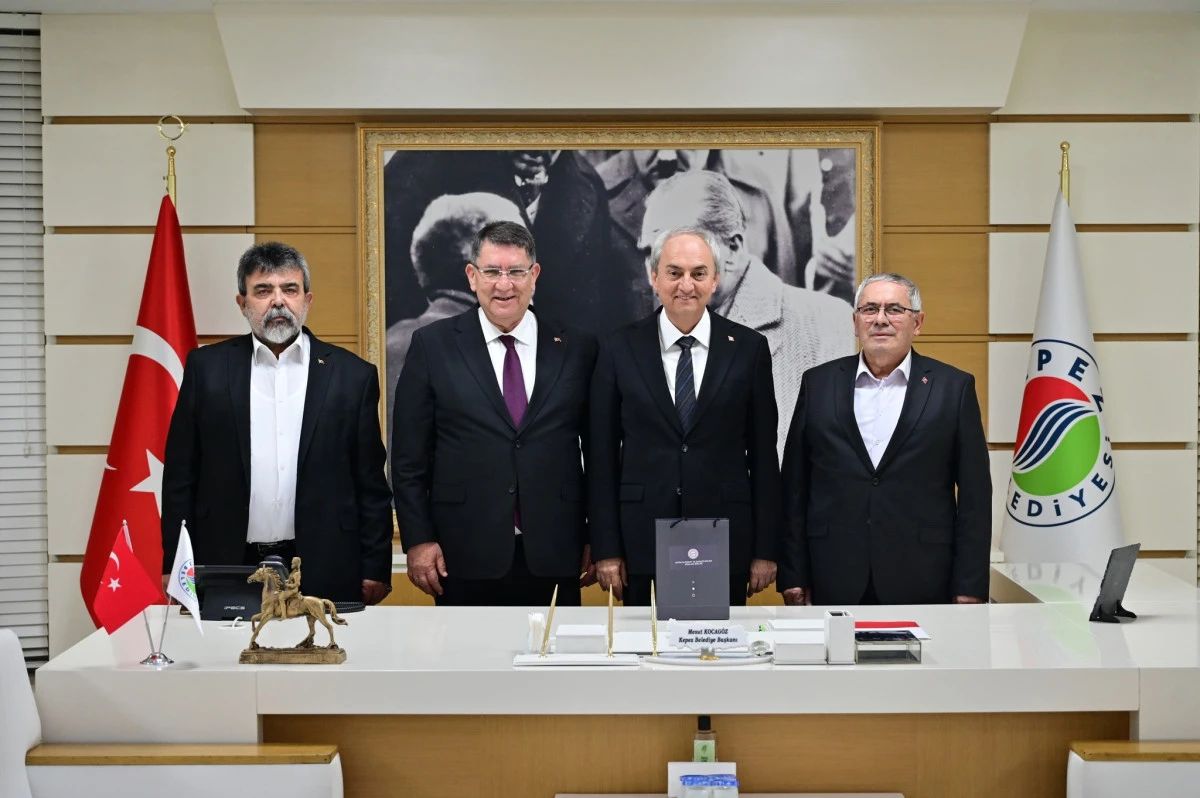 Esnaf Odaları Başkanlarından Kepez Belediye Başkanı Mesut Kocagöz’e Ziyaret