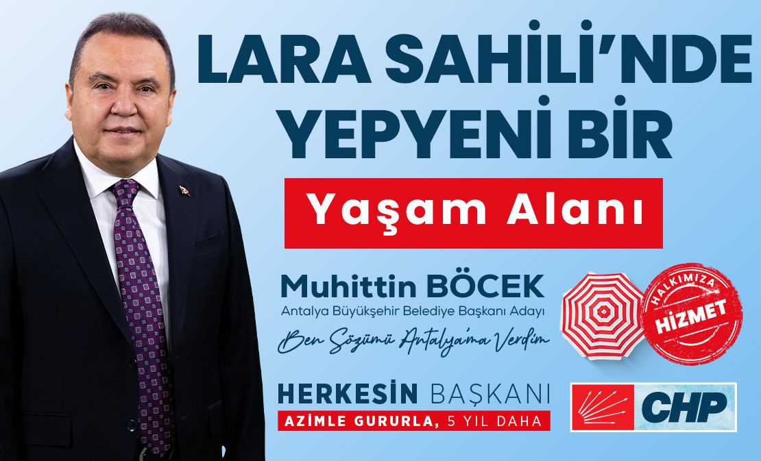 LARA SAHİLİNDE YEPYENİ BİR YAŞAM ALANI