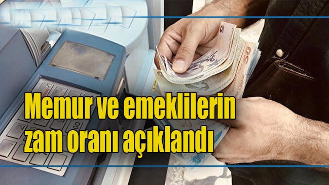 Memur ve emeklilerin zam oranı canlı yayında açıklandı