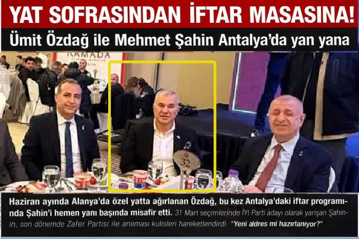 YAT SEFASINDAN İFTAR SOFRASINA